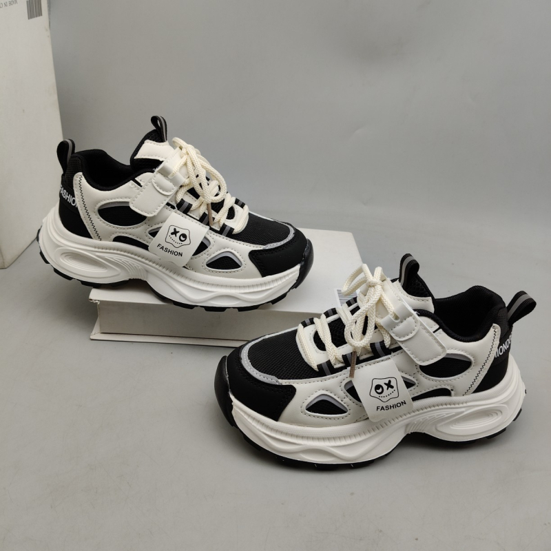 Unisex tenisice za trčanje s gornjim dijelom od sintetičke kože, vodootporne, lagane, Velcro zatvarač