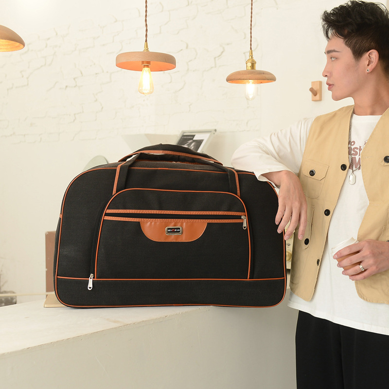 Unisex platnena putna torba, kapacitet 56-75L, prozračna i otporna na habanje, podstava od poliestera