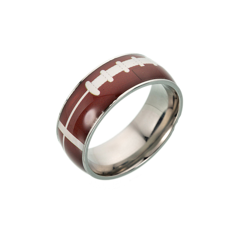 Prsten od titan čelika — geometrijski stil, unisex, First Man Accessories, Zima 2024