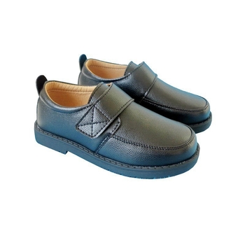 Dječje kožne cipele s Velcro zatvaračem za školu i ples, ručno izrađene; gornji dio: split leather; ulošak: prirodna koža; potplat: teleće tetive; zatvarač: Velcro