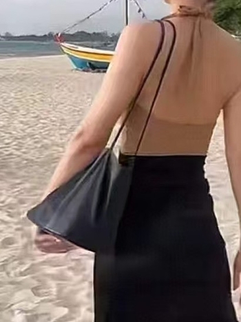 Ženska bucket torba od prave kože, ulični stil, pamuk podstava, otvoreni vrh, svakodnevna upotreba