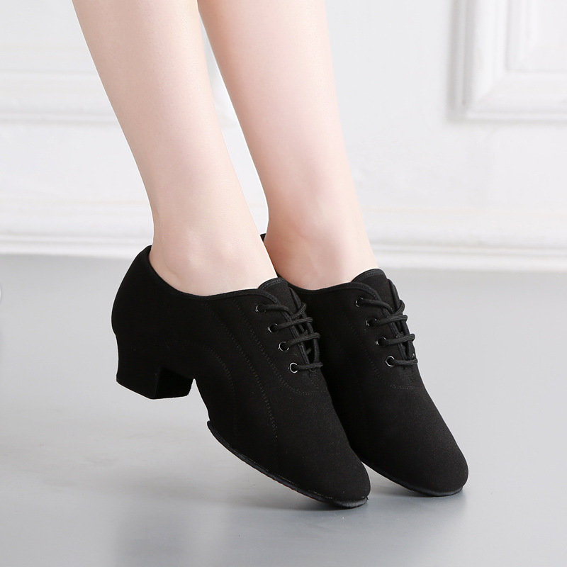 Latinske plesne cipele za djecu, unisex, za balet, moderni i latino ples; potplat od debelog telećeg kože; za sve sezone