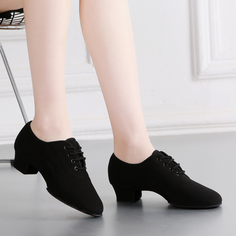 Latinske plesne cipele za djecu, unisex, za balet, moderni i latino ples; potplat od debelog telećeg kože; za sve sezone