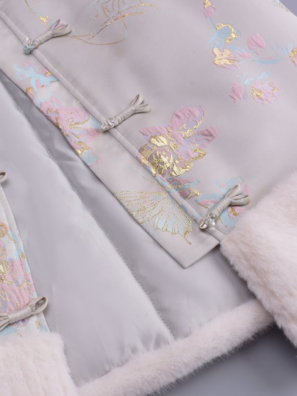 K3216 Vesta Jacquard cu guler înalt – iarna 2025, lungime medie 65-80 cm, țesătură jacquard cu adaos de spandex