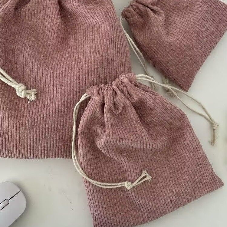 Torbica za šminku od 600D Oxford platna, zatvaranje špagom, set od tri dijela, japanski stil