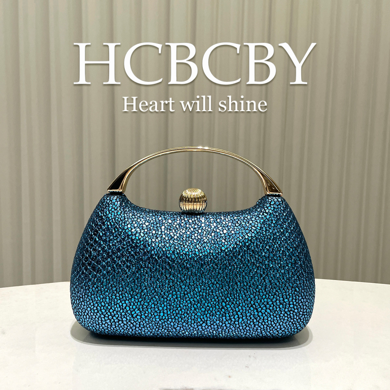 Elegantna večernja clutch torbica, vodoravni kvadratni oblik, zaključavanje bravu, poliester tijelo i podstava, vanjski otvoreni džep