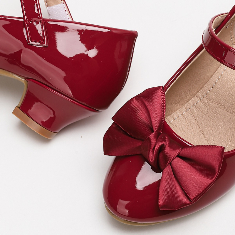 Dječje cipele princeze, umjetna koža gornji dio, niski vrh, TPR potplat, koža unutrašnjost, ručna izrada
