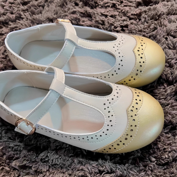 Princezinske dječje cipele s protukliznom mekom potplatom, Velcro zatvarač, gornji dio od mikrovlakana, dizajn s izrezima, niski kroj