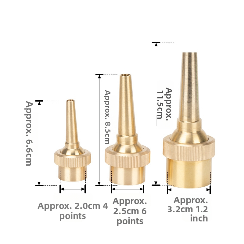 Mosadzová tryska pre krajinovú fontánu – Značka: Iná