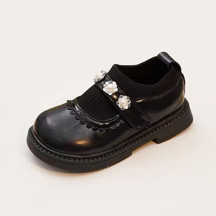 Dječje cipele princeze - mekana potplat, Velcro kopča, niski gornji dio, jesen 2025