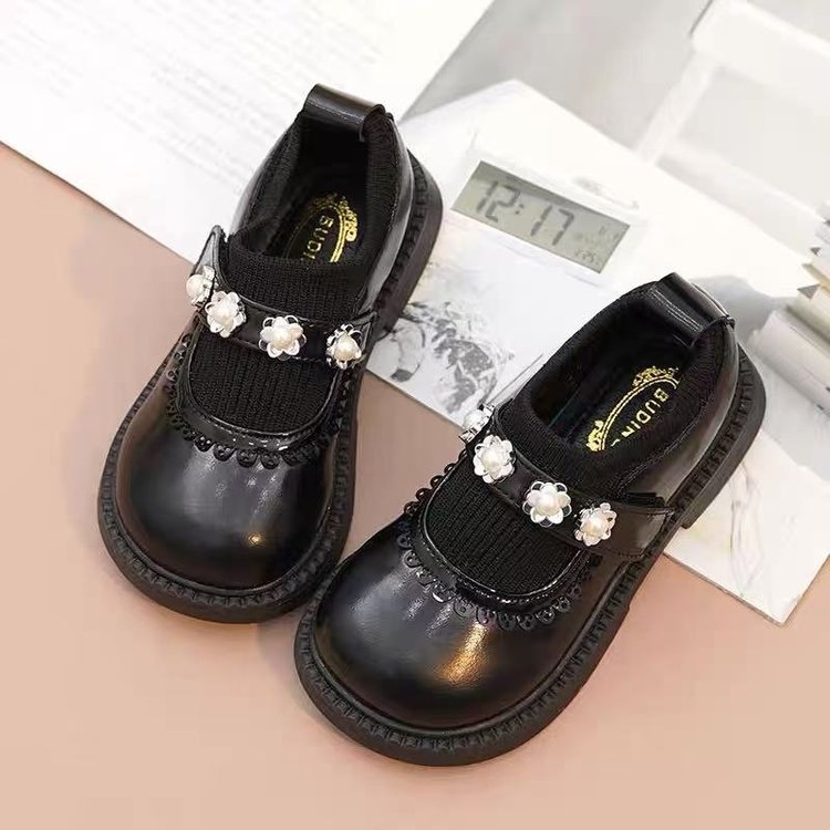 Dječje cipele princeze - mekana potplat, Velcro kopča, niski gornji dio, jesen 2025