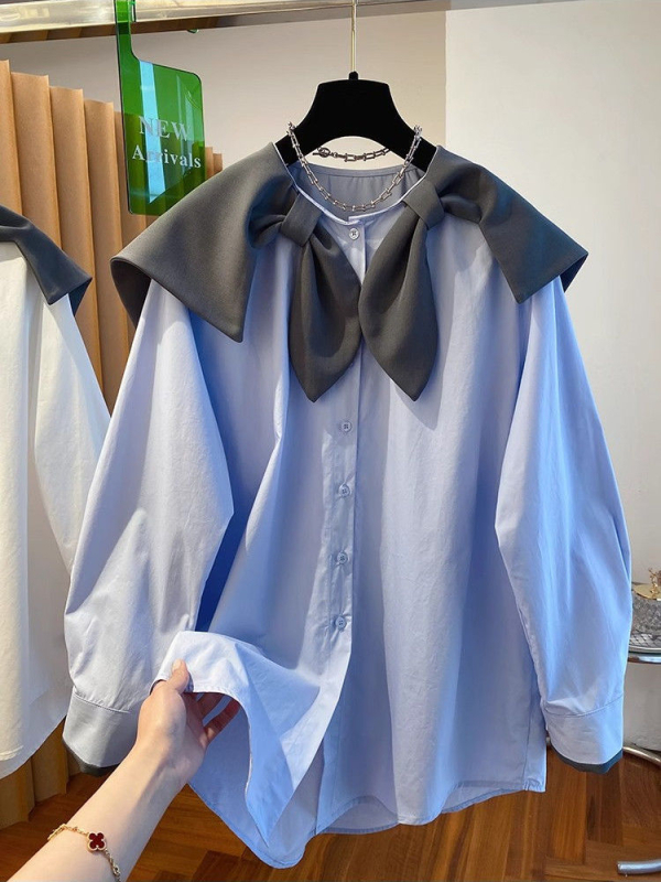 Bluza s polo ovratnikom, silueta u stilu kardigana, dugi rukavi, uski kroj, sadržaj pamuka 95%+.