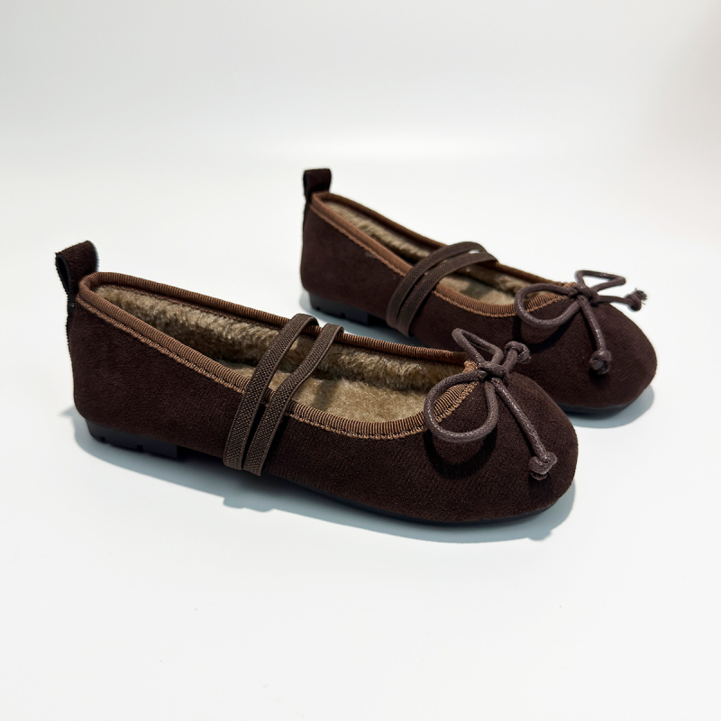 Ženske slip-on tenisice od velura, korejskog stila, topla fleec podstava, gumeni potplat, niski gornji dio