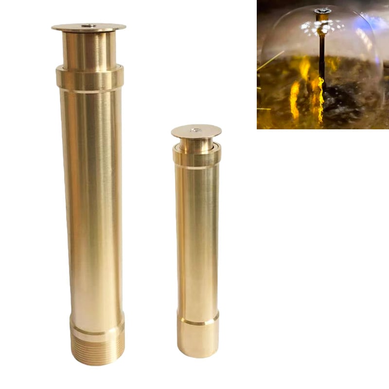 Ρυθμιζόμενος ραντιστήρας τύπου μανιταριού, επεκτειόμενος, από πλήρη χαλκό, για τοπίο υδάτινων στοιχείων σε λίμνες και αυλές