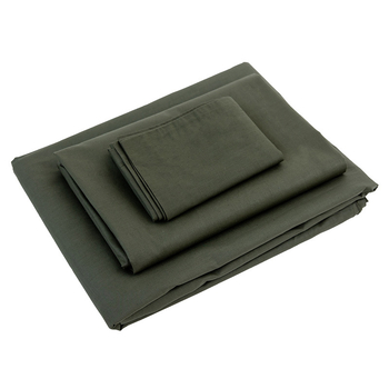 Set de lenjerie de pat din bumbac, trei piese, model în dungI, imprimare și vopsire reactive, țesătură simplă, stil modern minimalist