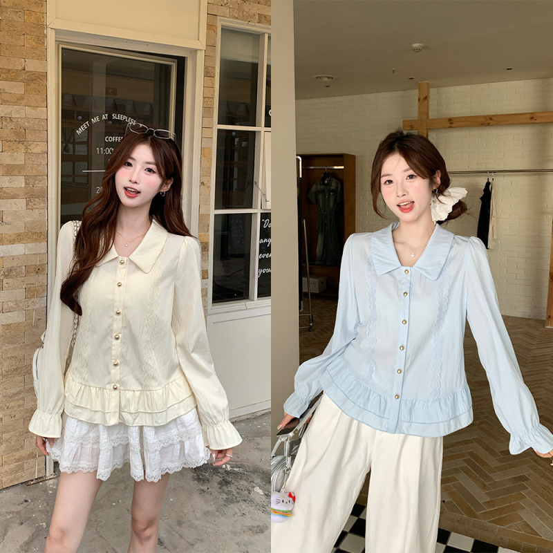 Bluza damă, croială lejeră, guler polo, mâneci scurte, toamna 2025, poliester