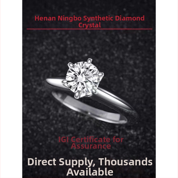 Δαχτυλίδι γάμου με συνθετικό διαμάντι, διαύγεια VVS, σχήμα διαμαντιού, κοπή