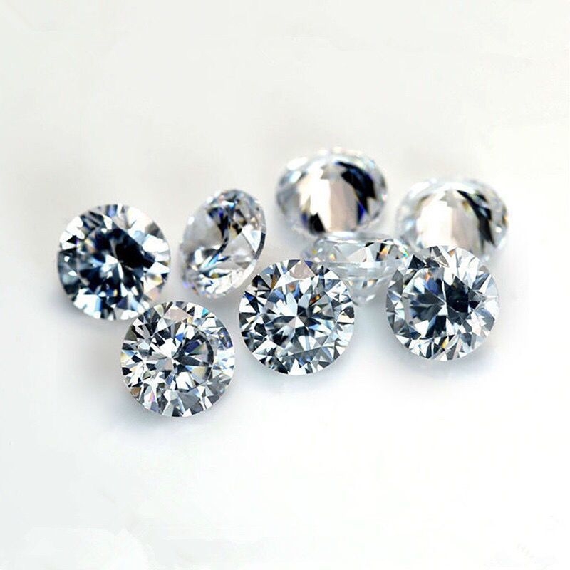 Δαχτυλίδι γάμου με συνθετικό διαμάντι, διαύγεια VVS, σχήμα διαμαντιού, κοπή