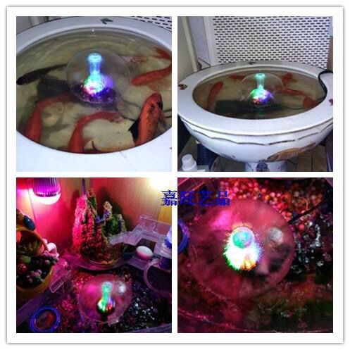 Φονταν με ροκ-κραν λιβάδα με ακροφύσιο μανιταριού για μικρό ενυδρείο με LED φως — Υλικό: Χρώμιο-Ζιρκόνιο-Χαλκός; Μάρκα: Άλλο