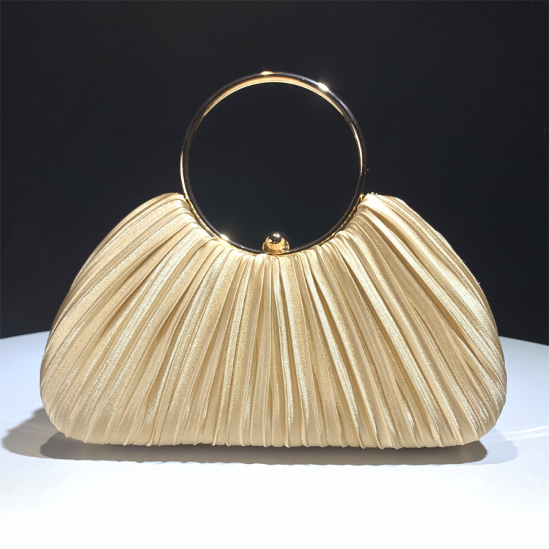 Večernja torbica od poliestera, kutijast oblik, zaključavanje, unutarnji pretinci za telefon i dokumente