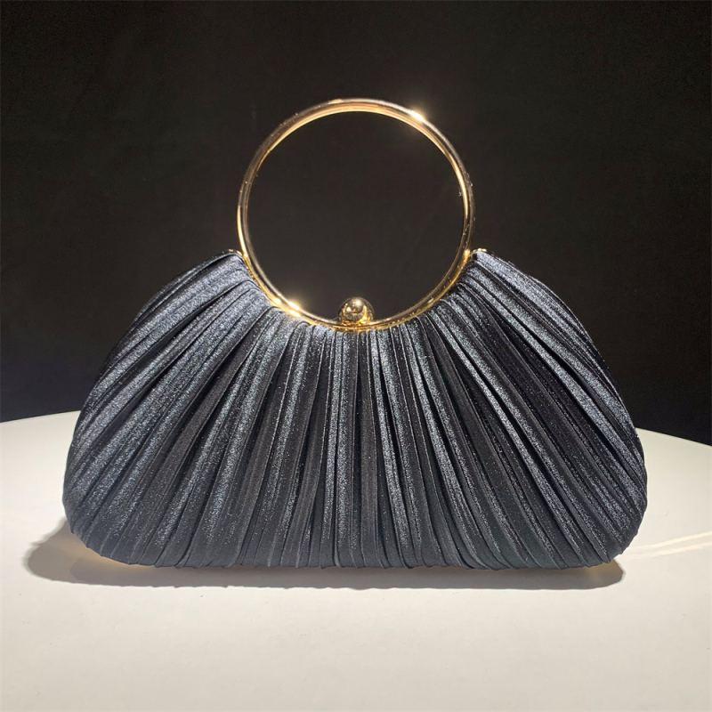 Večernja torbica od poliestera, kutijast oblik, zaključavanje, unutarnji pretinci za telefon i dokumente