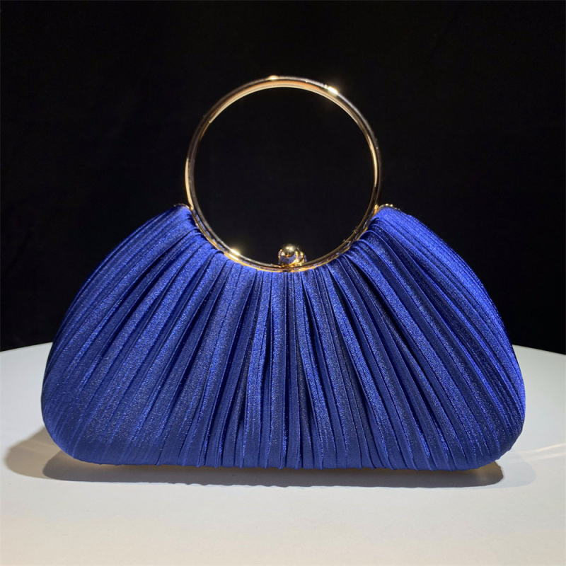 Večernja torbica od poliestera, kutijast oblik, zaključavanje, unutarnji pretinci za telefon i dokumente