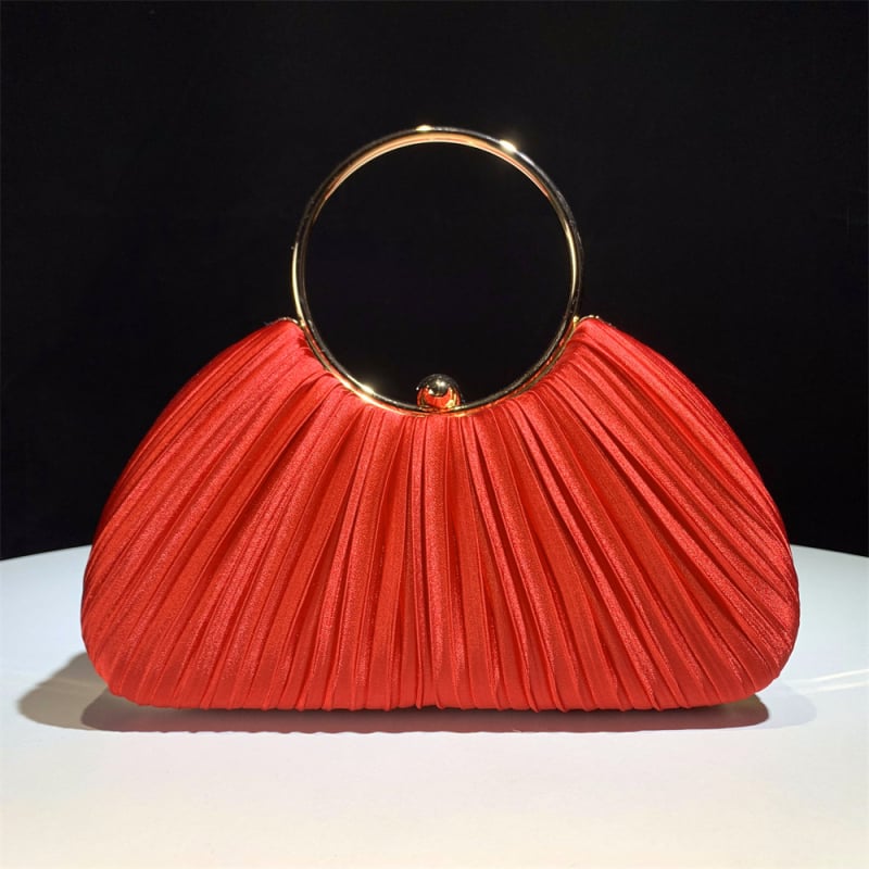 Večernja torbica od poliestera, kutijast oblik, zaključavanje, unutarnji pretinci za telefon i dokumente