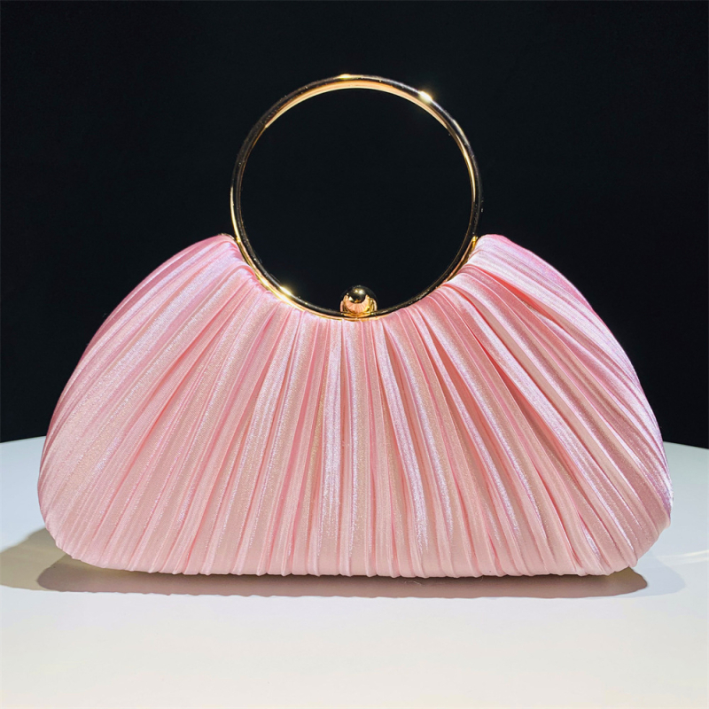 Večernja torbica od poliestera, kutijast oblik, zaključavanje, unutarnji pretinci za telefon i dokumente