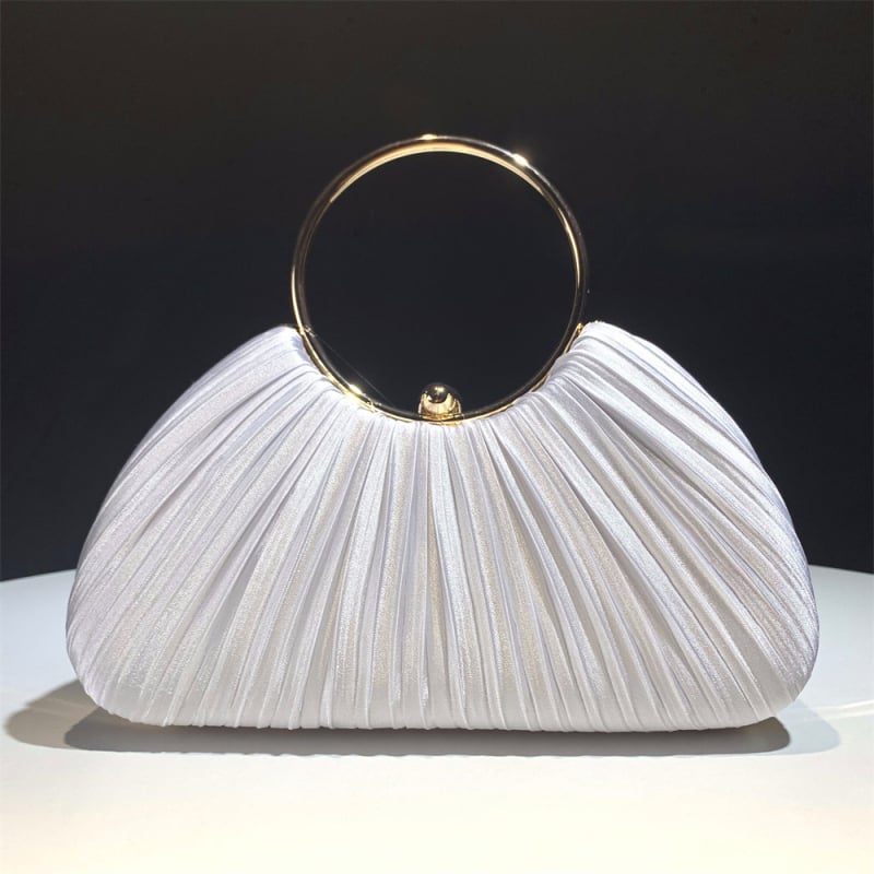 Večernja torbica od poliestera, kutijast oblik, zaključavanje, unutarnji pretinci za telefon i dokumente