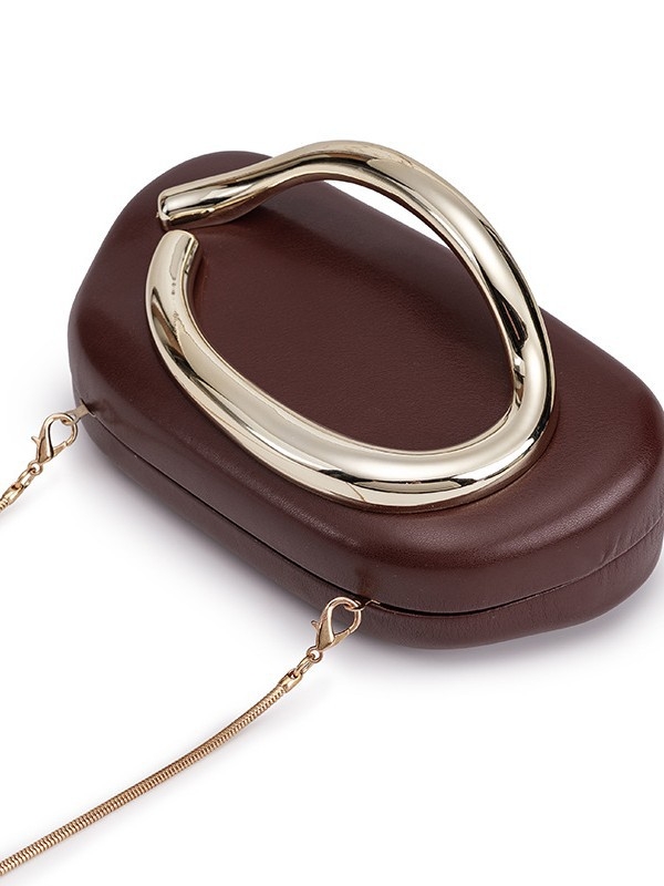 Wanlin esté táska – PU bőr, box bag stílus, ovális forma, mágnesz zár, telefontartó zseb