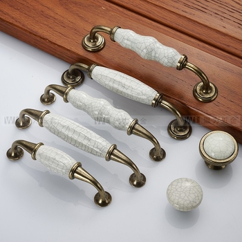 Дръжка Crack Handle за обувен шкаф – цинкова сплав, леене под налягане, европейски стил, античен хардуер