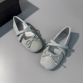 Мери Джейн балетни обувки за момичета (Горна материя: Супер Фибър; Подметка: ТПР; Нисък връх; Затваряне: Еластична лента; Стелка: PU)