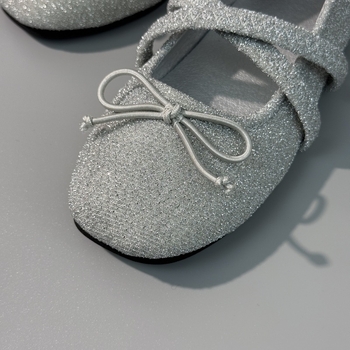 Мери Джейн балетни обувки за момичета (Горна материя: Супер Фибър; Подметка: ТПР; Нисък връх; Затваряне: Еластична лента; Стелка: PU)