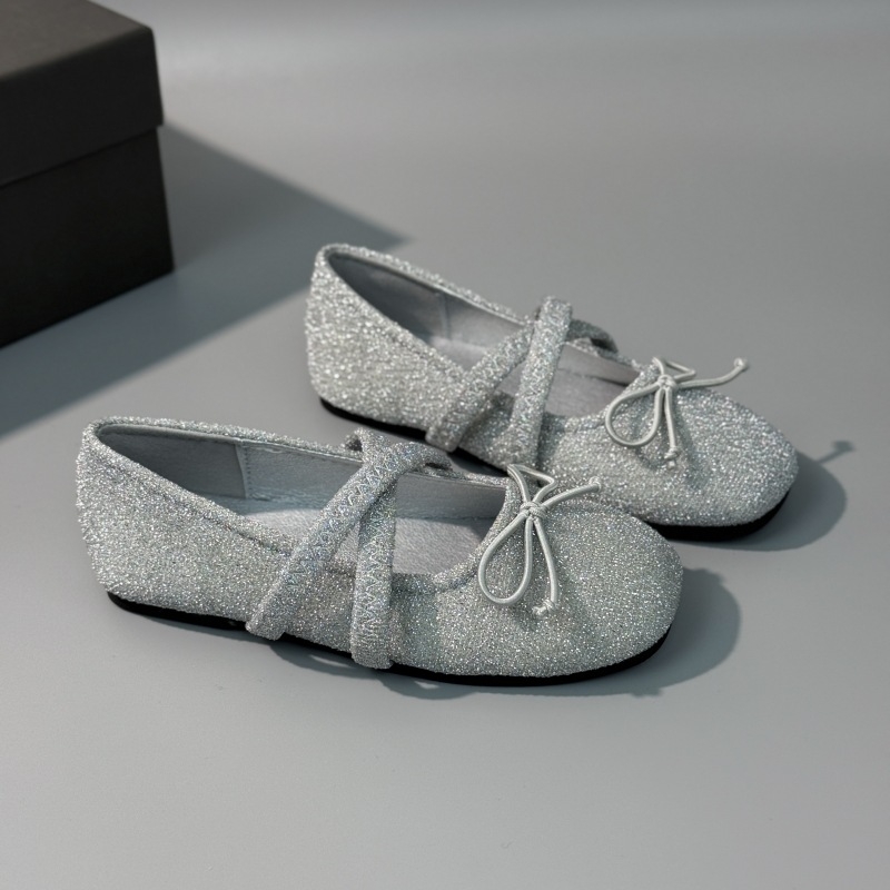 Мери Джейн балетни обувки за момичета (Горна материя: Супер Фибър; Подметка: ТПР; Нисък връх; Затваряне: Еластична лента; Стелка: PU)