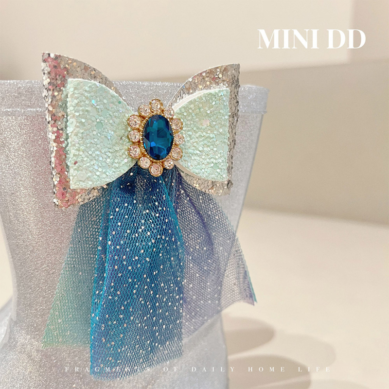 Дъждовни ботуши за момичета – PVC горна част, плосък ток, средна височина на ботуша, серия Принцеса