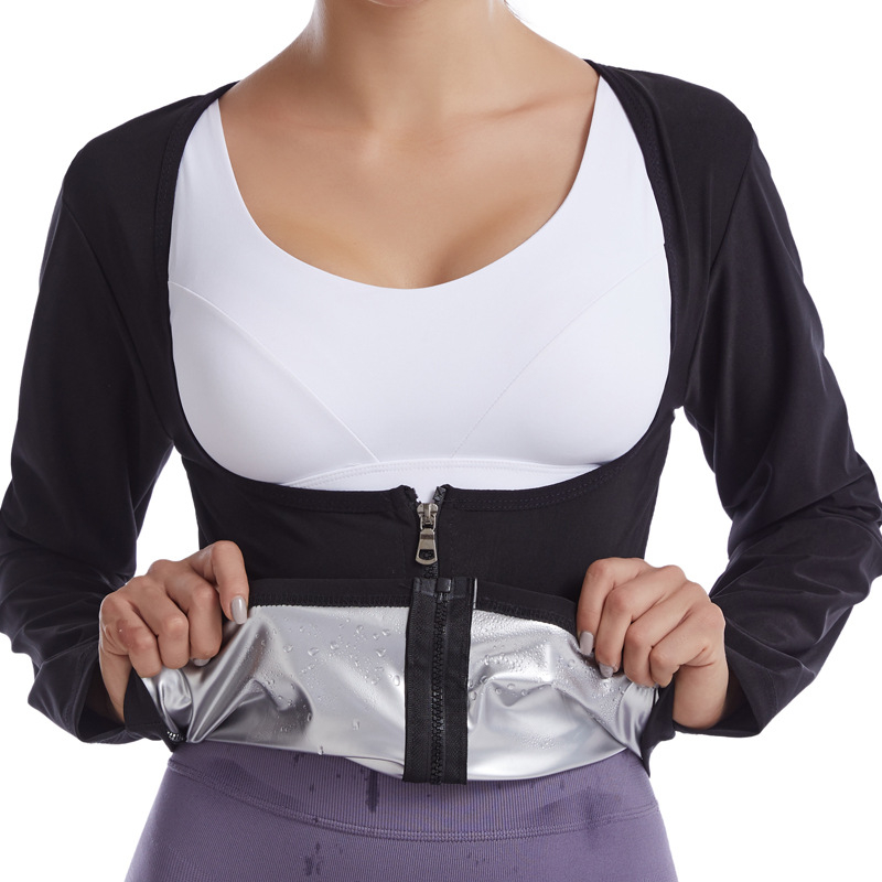 Γυναικείο γιλέκο γυμναστικής με φερμουάρ για τρέξιμο, πολυεστερικό ύφασμα με επικάλυψη PU, μονόχρωμο μοτίβο, 92% περιεκτικότητα πολυεστέρα, κατάλληλο για τρέξιμο και ποδηλασία