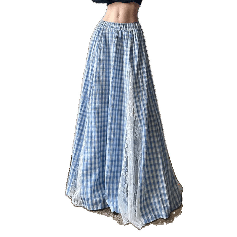 Suknja A-linije midi, od akrilnih vlakana, udio glavne tkanine 95% i više, gradski stil