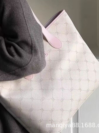 Kappa Tote torba za žene, gradski minimalistički stil, velika kapaciteta, sintetička koža, zatvarač, pogodna za laptop