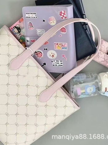 Kappa Tote torba za žene, gradski minimalistički stil, velika kapaciteta, sintetička koža, zatvarač, pogodna za laptop