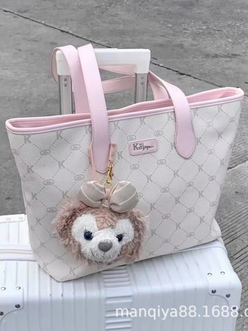 Kappa Tote torba za žene, gradski minimalistički stil, velika kapaciteta, sintetička koža, zatvarač, pogodna za laptop