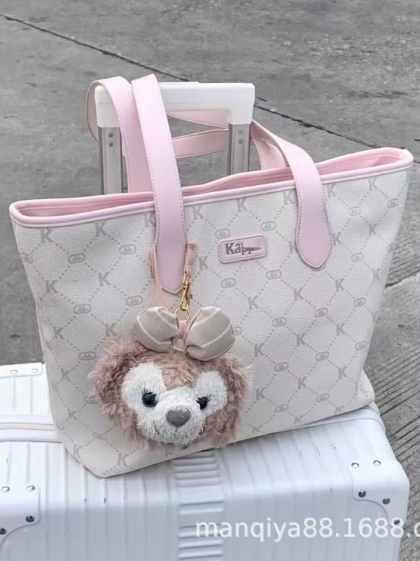 Kappa Tote torba za žene, gradski minimalistički stil, velika kapaciteta, sintetička koža, zatvarač, pogodna za laptop