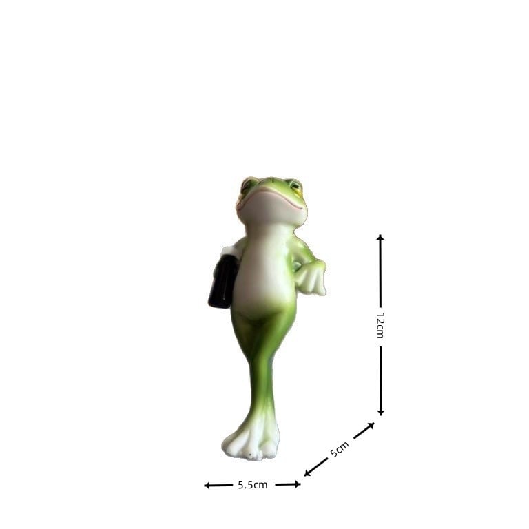 Decorațiune suspendată din rășină sintetică pentru exterior – stil Nordic, design animal, Cod produs: Frog