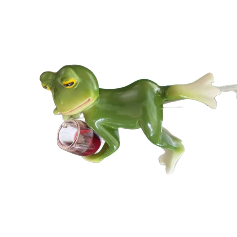 Decorațiune suspendată din rășină sintetică pentru exterior – stil Nordic, design animal, Cod produs: Frog