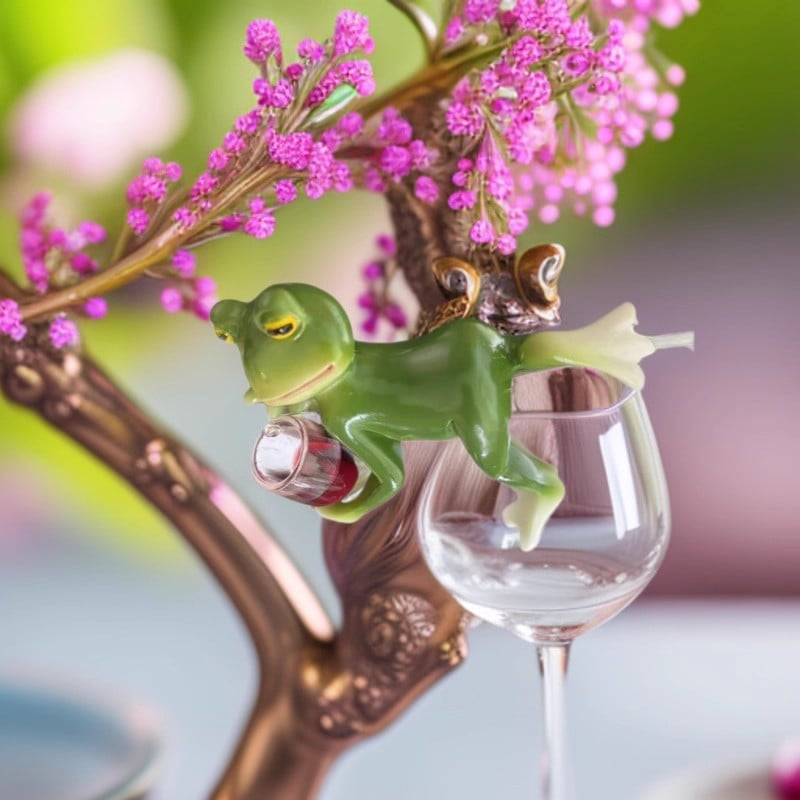 Decorațiune suspendată din rășină sintetică pentru exterior – stil Nordic, design animal, Cod produs: Frog
