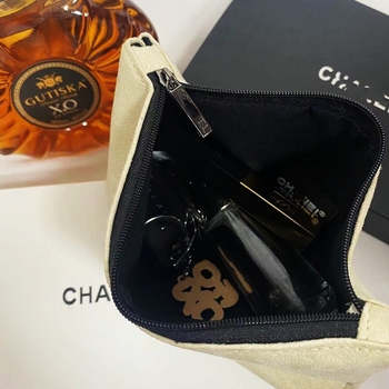 Плюшен дамски портфейл с цип, хоризонтална квадратна форма, джоб за телефон, вътрешен джоб, Зимният сезон 2025