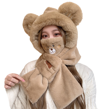 Ακρυλικό σετ κασκόλ και γαντιών για ενήλικες, unisex, για τον χειμώνα