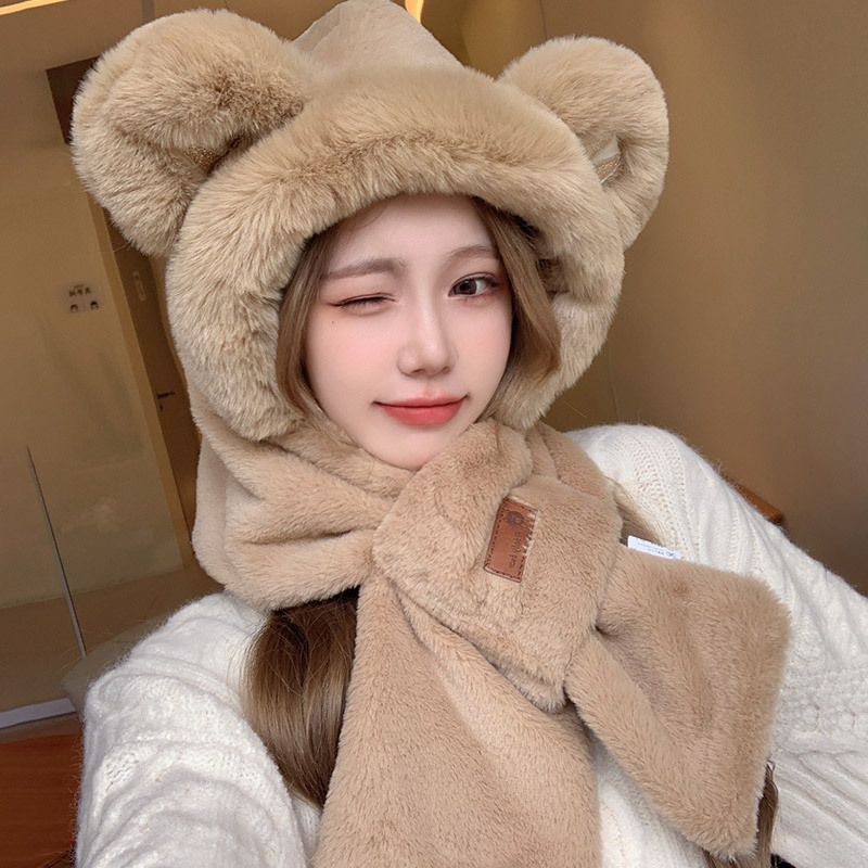 Ακρυλικό σετ κασκόλ και γαντιών για ενήλικες, unisex, για τον χειμώνα