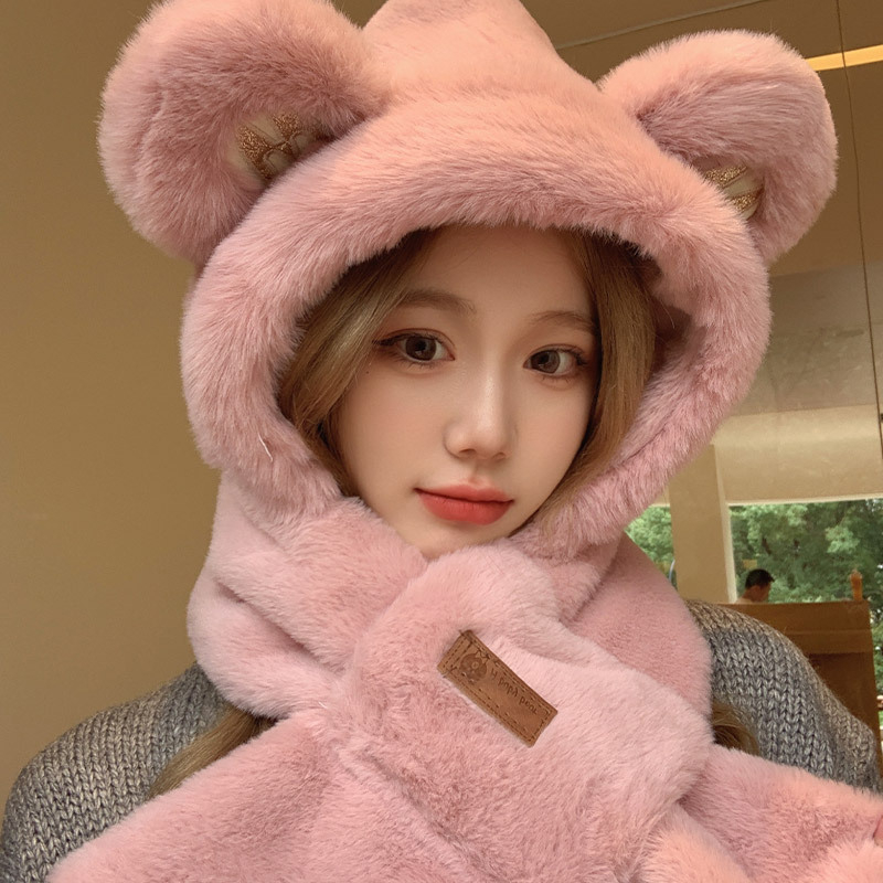 Ακρυλικό σετ κασκόλ και γαντιών για ενήλικες, unisex, για τον χειμώνα