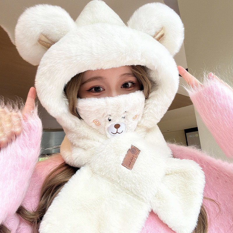 Ακρυλικό σετ κασκόλ και γαντιών για ενήλικες, unisex, για τον χειμώνα