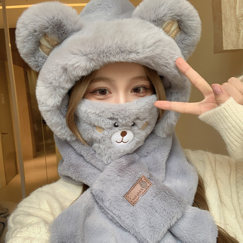 Ακρυλικό σετ κασκόλ και γαντιών για ενήλικες, unisex, για τον χειμώνα